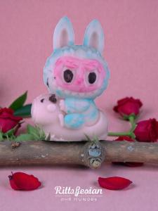 Paashaas Plat Kaars Nr 1